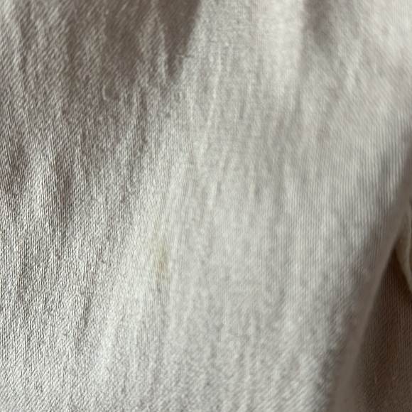 Butters mini skirt sz M elastic waist boho tulle flowers cotton/spandex tan o - Picture 12 of 12